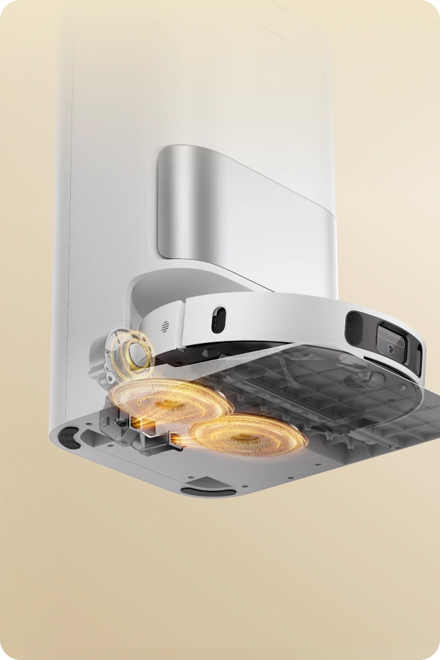 Secado automático de las <br class="d30u_c-pc-hide">mopas con aire caliente