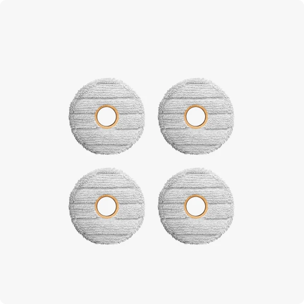 Almohadilla de mopa con cerdas de nailon x4  (2 preinstaladas)