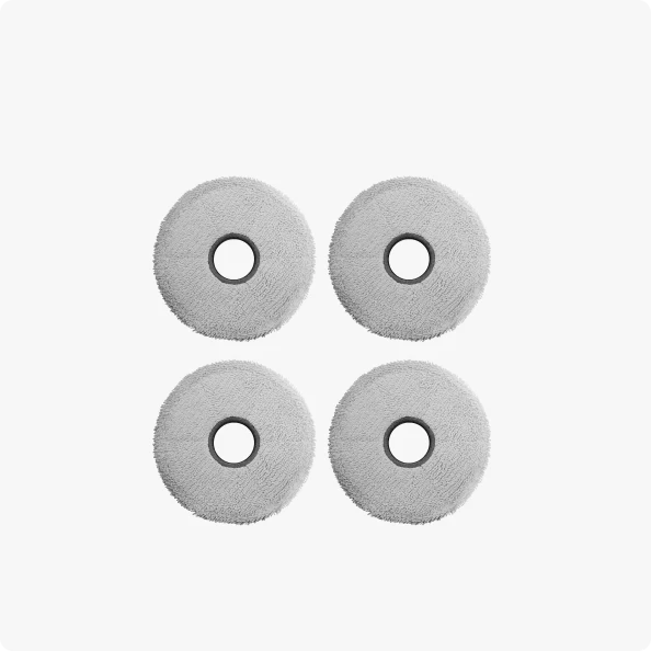 Almohadilla de mopa esponjosa x4  (2 preinstaladas)