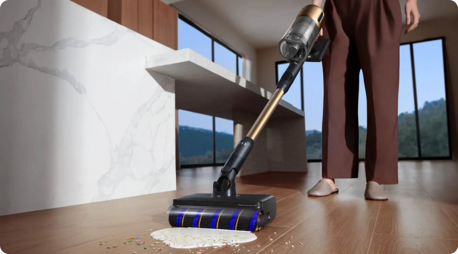 Dreame   Z30 Pro Aqua-A limpia sin esfuerzo varios suelos del hogar desde baños hasta salones